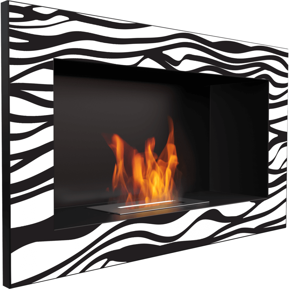 Ethanol Fireplace Kratki Golf Black Zebra - Kratki Golf Tüv Černá Zebra Biokrb (960x960)