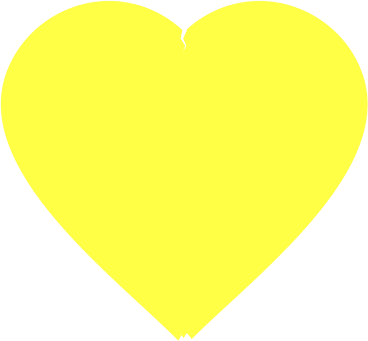 Yellow Heart Pattern - Yellow Heart (1024x1024)