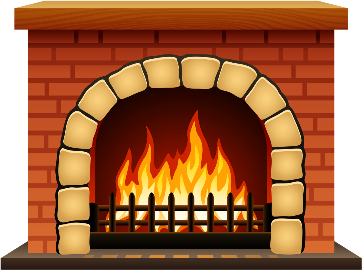 Fireplace Clipart Miniature - Hearth Clipart (1280x996)