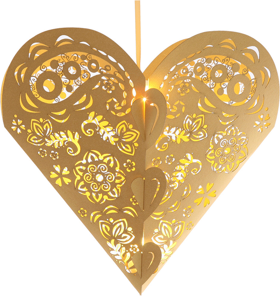 Henna Heart Pendants - Heart (1000x1000)