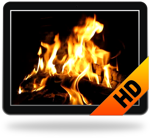 Fireplace Screensaver Wallpaper Hd With Relaxing Crackling - Sound (512x512)