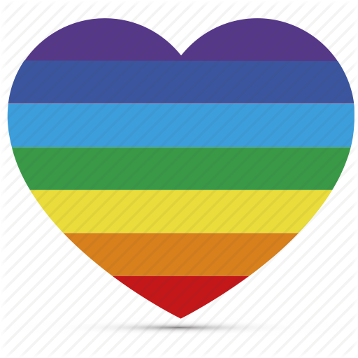 Gay Enuendo In Heart Is A Learn About The Emotions - Love Icon Png Rainbow (512x512)