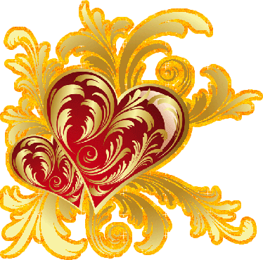 Gify I Obrazki Serduszka Złote I Żółte - More Than Words Snowflake Ornament (374x370)