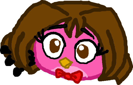 - - Angry Birds - Pookza The Pink Bowtie Bird - - By - Angry Birds (542x349)