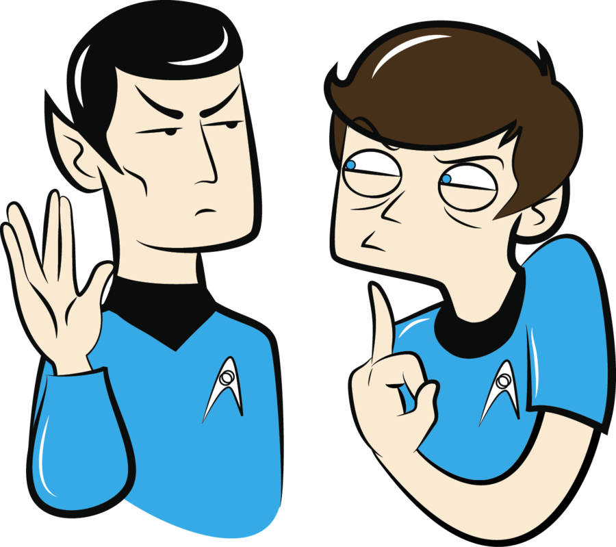 Spock You - Spock Clipart (900x799)