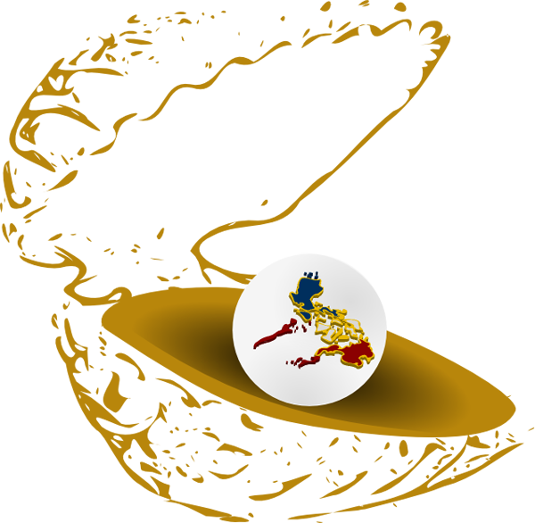 Pearl Necklace Silangan Clip Art - Perlas Ng Silangan (600x586)