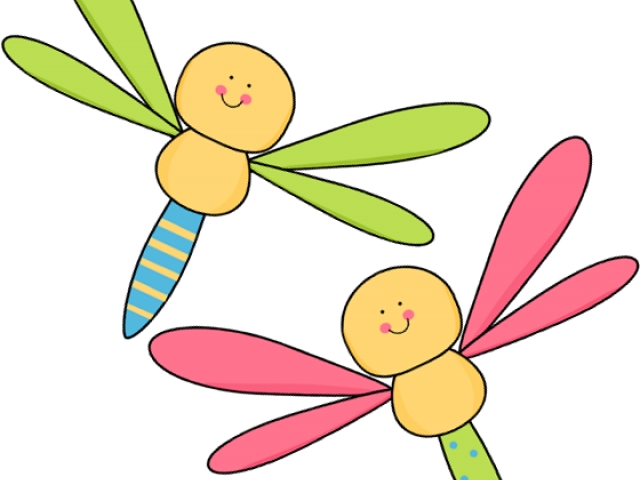 Bugs Flying Cliparts - Clipart Dragonfly (640x480)