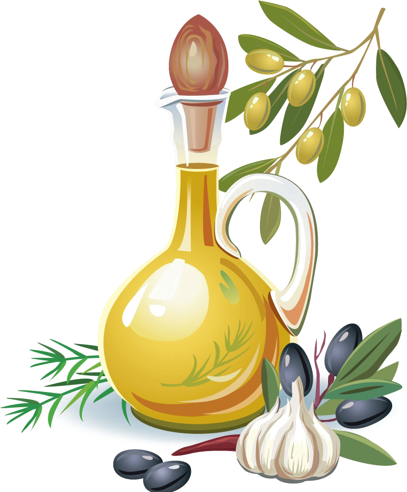 Wine Olive Oil Clip Art - Ölflasche Clipart (824x1030)