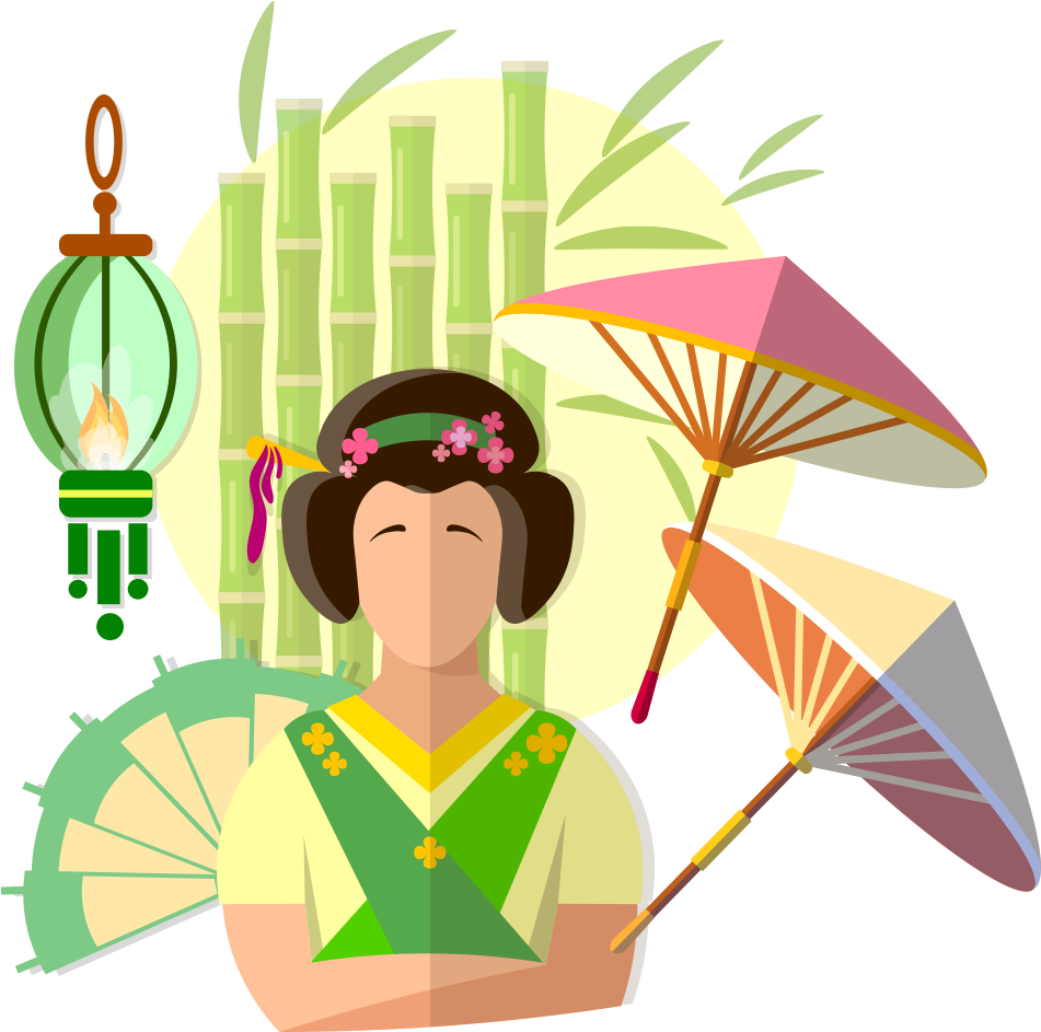 Culture Of Japan Illustration - Japan Culturepng (1000x1000)