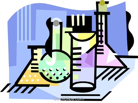 Chemistry Royalty Free Vector Clip Art Illustration - Scientific Method Flow Chart (480x360)