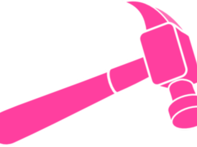 Hammer Clipart Pink - Hammer Clipart Pink (640x480)