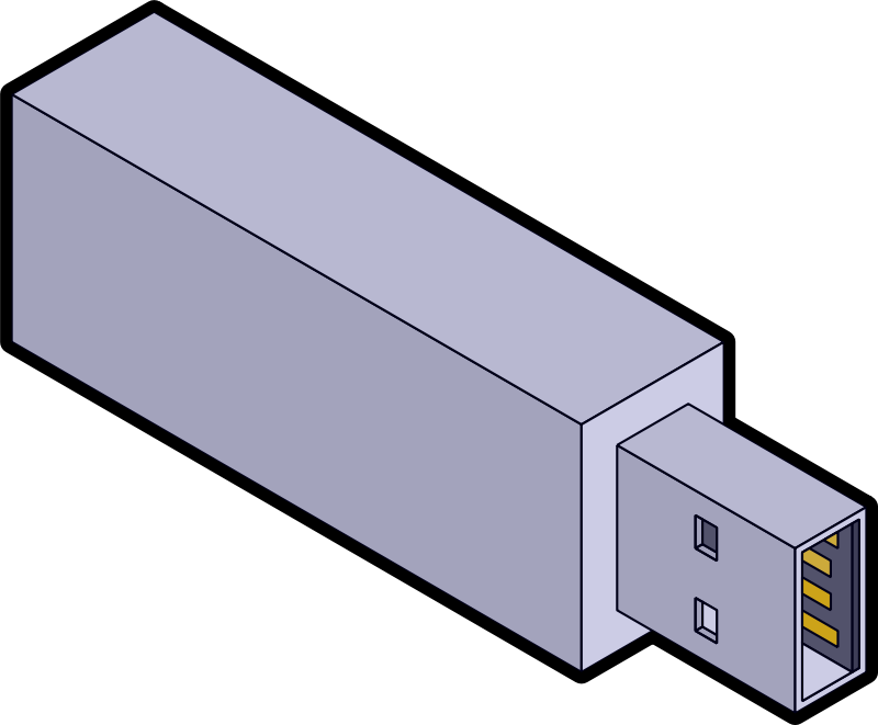 Sketch Of Pen Drive (800x661)