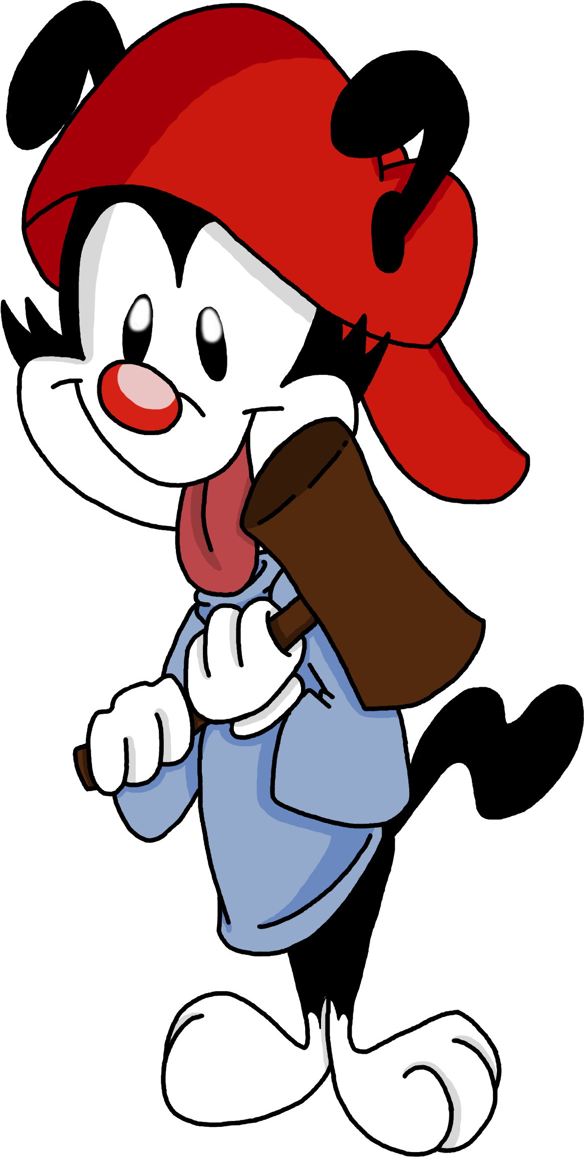 Animaniacs Wakko And Mallet - Wakko's Wish (2640x2480)