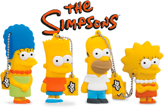 ****z0902***** Tv Simpsons Usb Flash Drive - United Labels - The Simpsons - 20th Anniversary Limited (589x399)