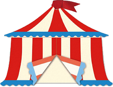Tubes Clowns / Pierrots - Circus Tent (451x347)