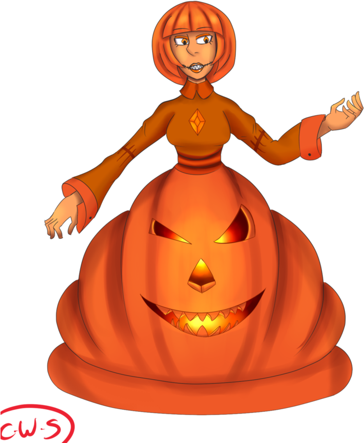 Pumpkin Diamond By Cutiewintersnow - Pumpkin Diamond Oc (802x995)