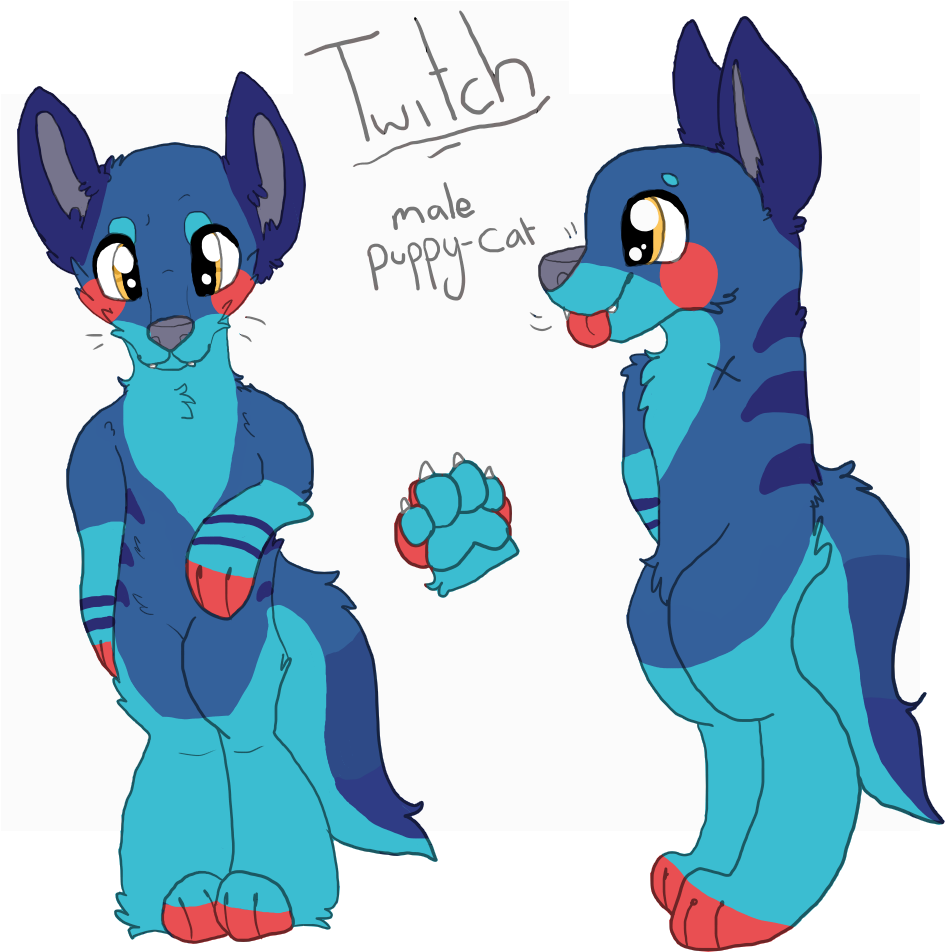 Twitch Fursuit Ref - Cartoon (1000x1000)