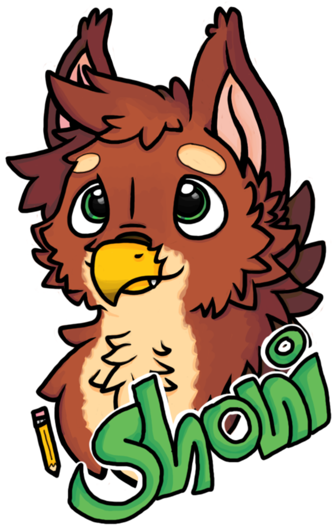 Shoni Fursuit Badge By Shoni-studios - Cartoon (740x1079)