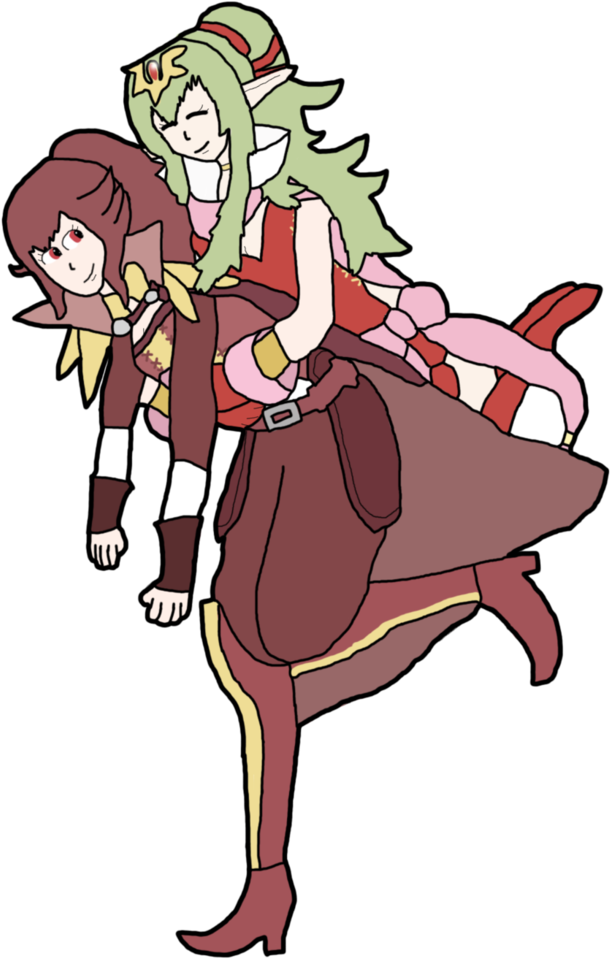 Anna And Tiki By Thepontusandersson - Cartoon (748x1067)