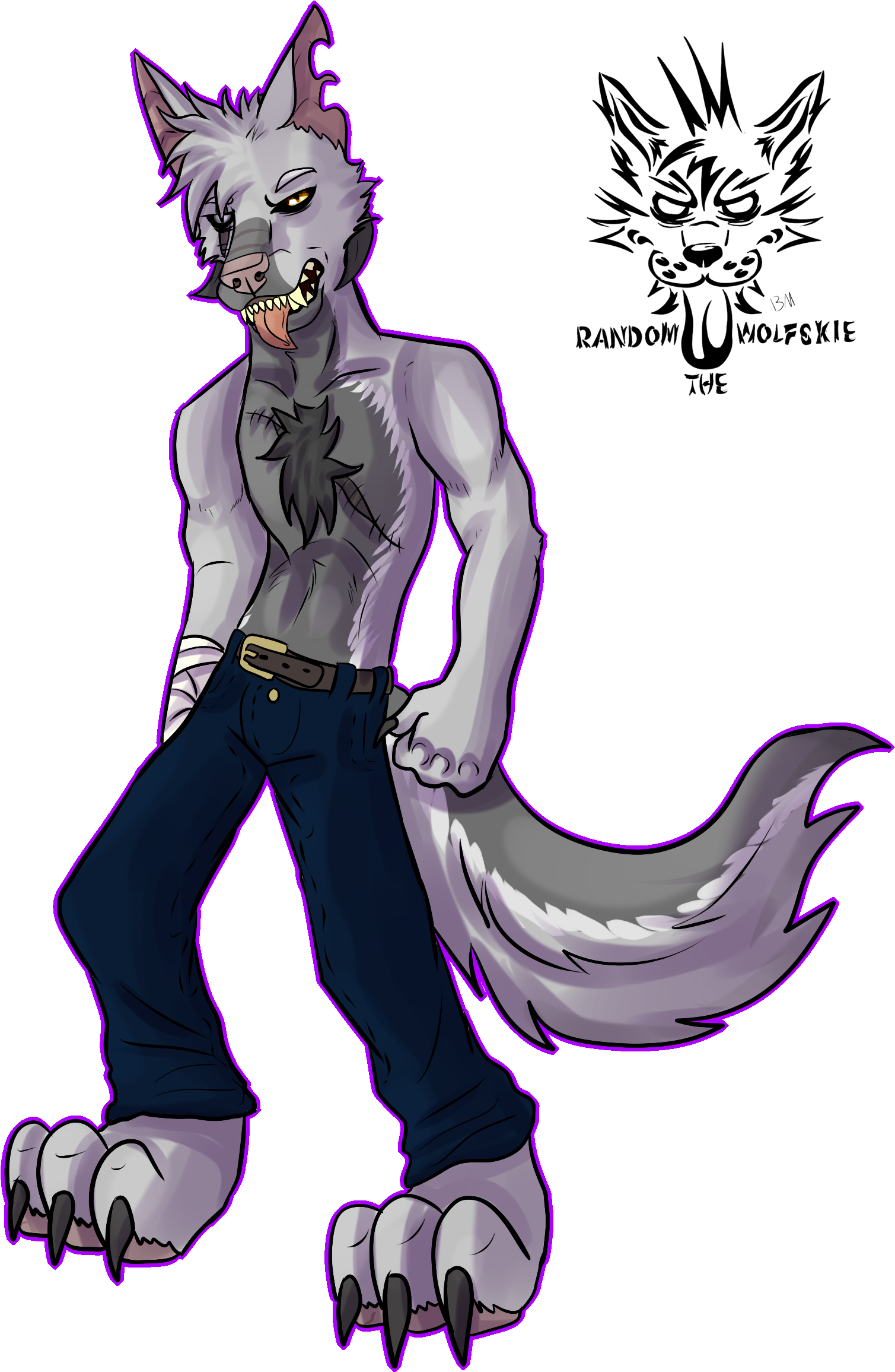 Randomthewolfskie Trist By Randomthewolfskie - Illustration (1600x2400)