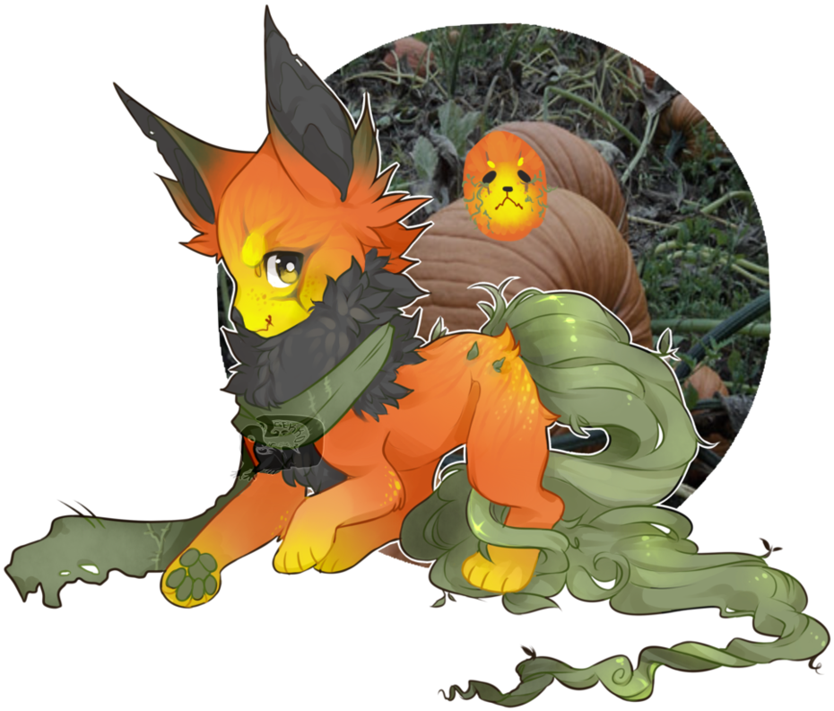 [auction] Pumpkin Adopt [closed] By Qekkon - Cartoon (988x809)
