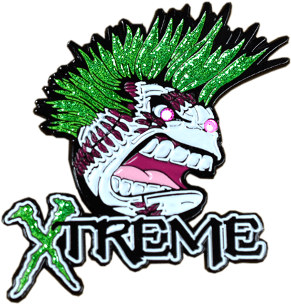 Extreme Baseball Sports Trading Pin - Baseball Design (500x500)