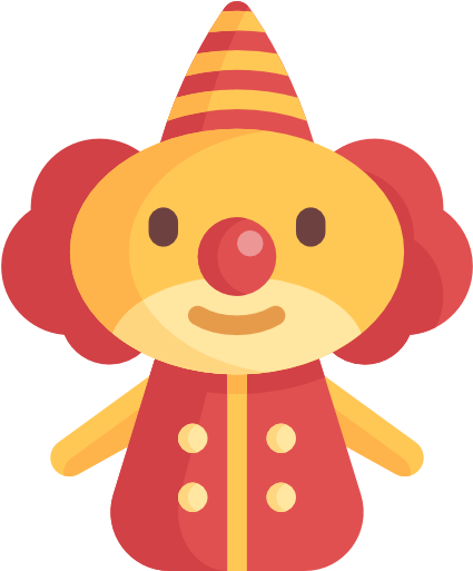 Clown Free Icon - Baby Carnival Png (512x512)
