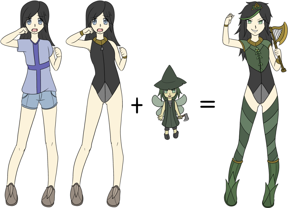 Magical Girl Marchen By Moerin-satsuki - Cartoon (1024x727)