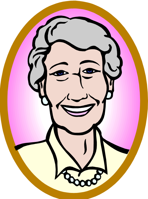 Mean Old Lady Clipart - Mean Old Lady Clipart (589x788)