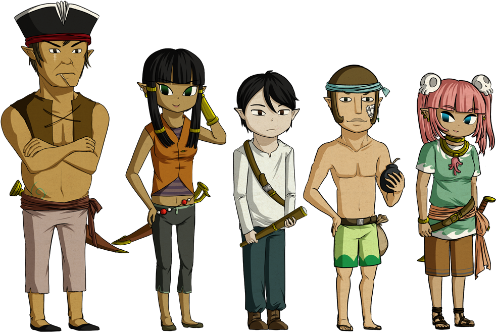 Pirate Crew By Icy-snowflakes - Pirate Crew Transparent (1010x665)