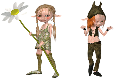 Elf Fairy Pixie Magic Fantasy Fairytale Ch - Brownie (526x340)