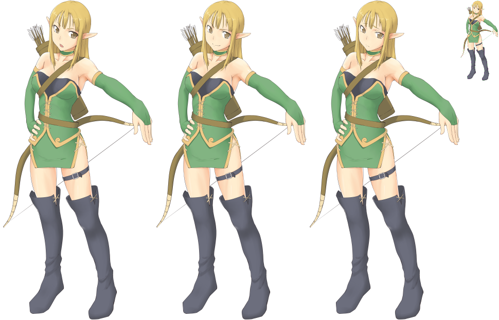 Click For Full Sized Image Elf - Monster Girl Elf (970x623)
