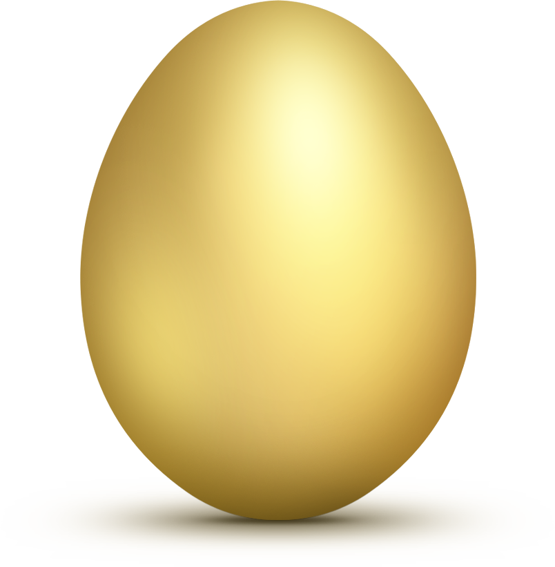 Fried Egg Eggnog Clip Art - Golden Egg Clipart (804x821)