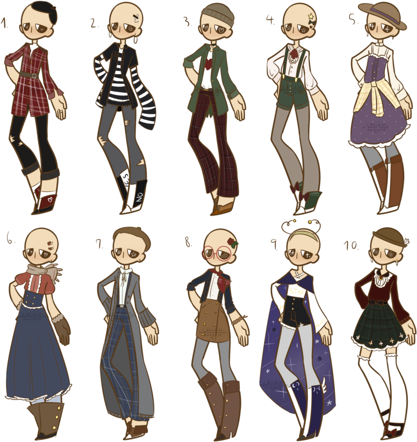 Fall Outfit Adopts - Nuggiez (900x900)