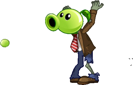 Zombies Sticker - Plants Vs Zombies Gif (617x362)