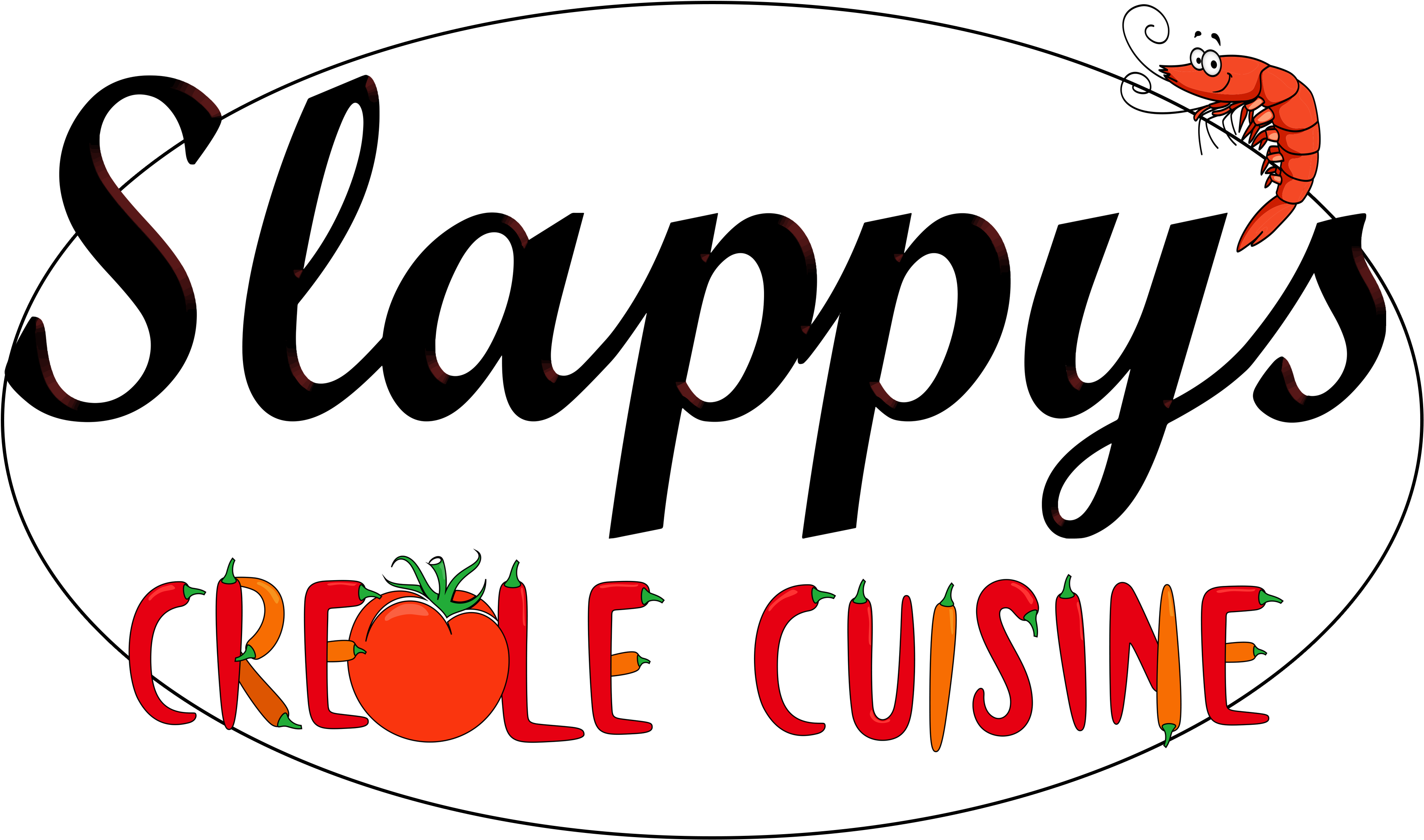 Slappy's Creole Cuisine - Cute Christmas Dalmation Tile Coaster (3594x2197)