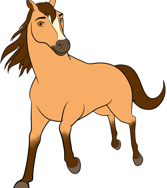 Spirit Riding Free Spirit Riding Free Clip Art Cartoon - Spirit Stallion Of The Cimarron Clipart (533x600)