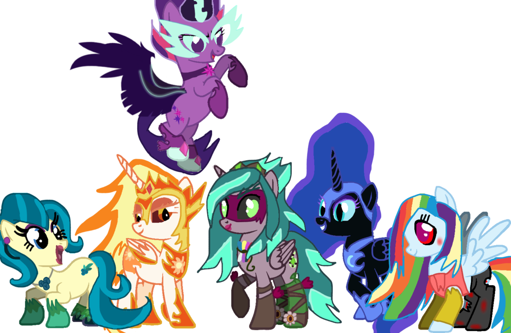 Evil Mlp Mane Six (1024x667)