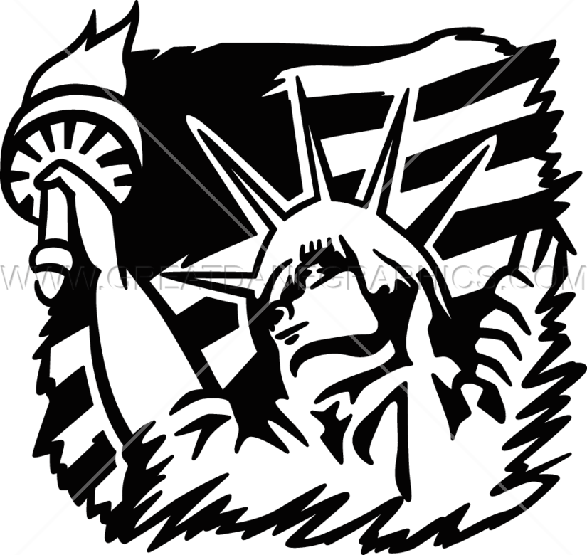 Statue Of Liberty Clipart Simplified - Statue Of Liberty Png (825x780)