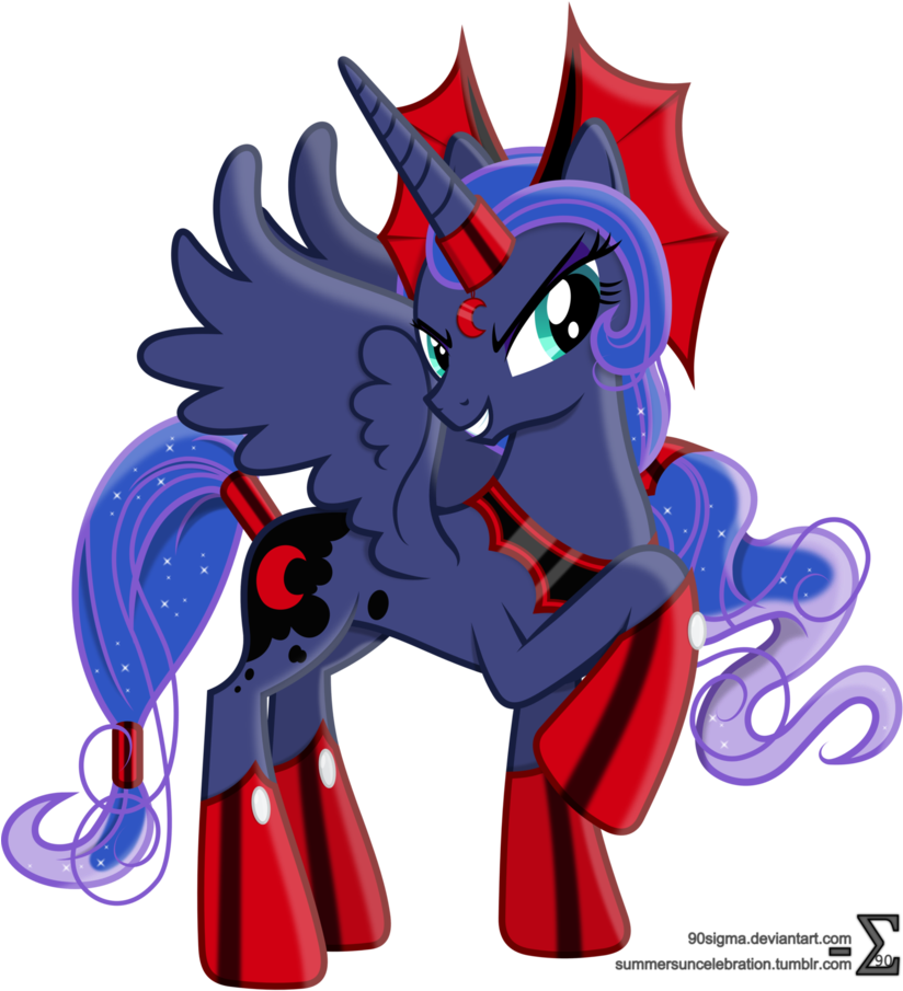 Evil Princess Luna By 90sigma - Mlp Princess Luna Evil (847x943)