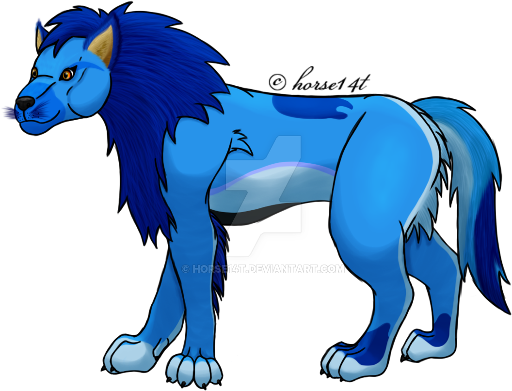 How I Draw A Wolf/lion Hybrid By Horse14t - Draw A Wolf Lion (1280x875)