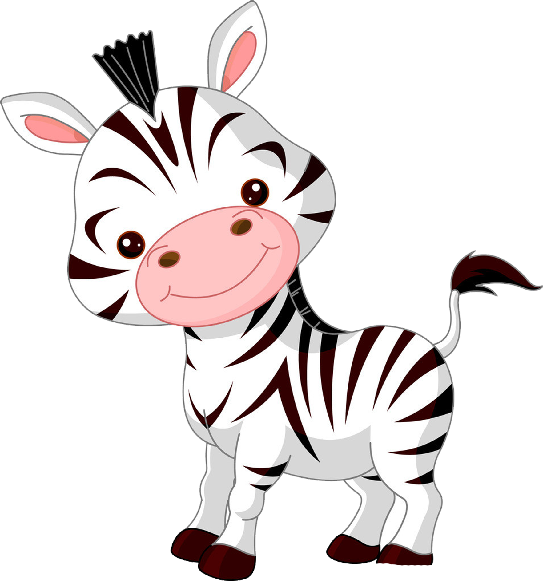 Zebra Royalty-free Clip Art - Cartoon Pictures For Baby Room (2953x2953)