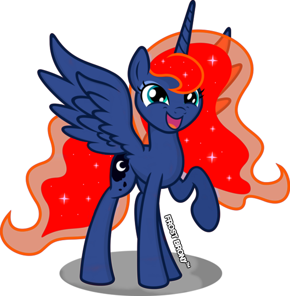 Princess Luna/ Red Mane [ - My Little Pony: Friendship Is Magic (587x600)