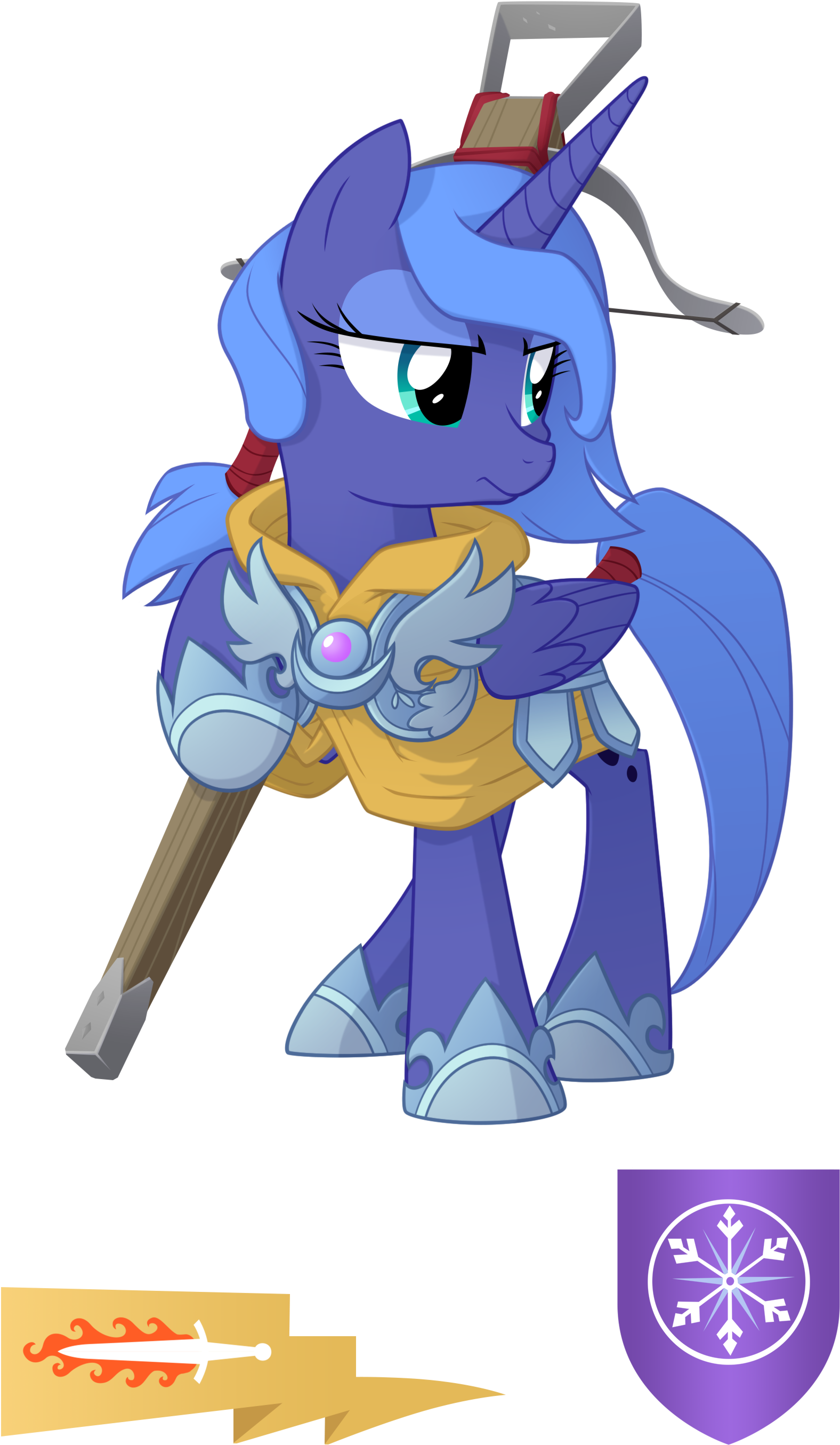 Hail Of Bolts - Equestria Prevails Luna (1600x2900)