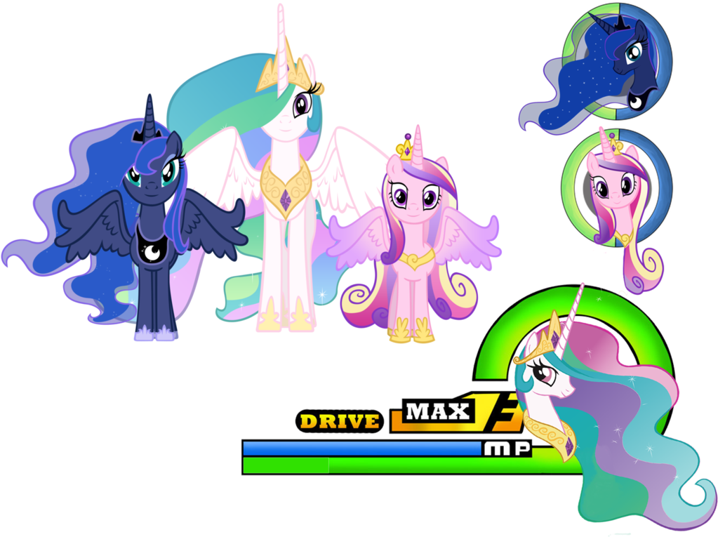 Artmagetommy, Crossover, Kingdom Hearts, Princess Cadance, - Sticker (1024x1024)