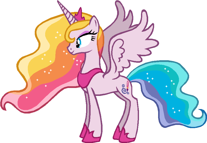 Season 2 Princess Luna In Toola Roola's Colors By Colossalstinker - Princess Luna Pink (844x596)