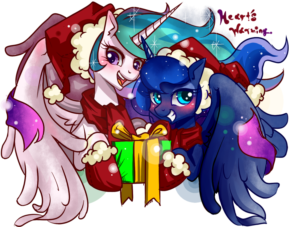 Princess Celestia & Princess Luna's Heart's Warming - Cartoon (1024x805)