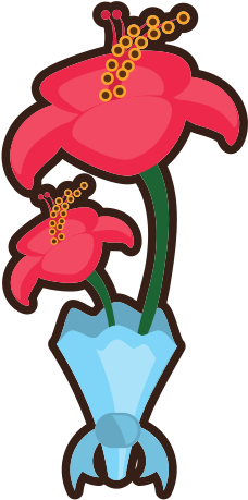 Hibiscus Flower Bouquet Vector - Flower Bouquet (550x550)