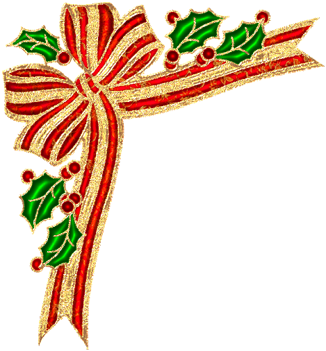 Esquineros De Flores - Marcos Y Bordes De Navidad (469x506)