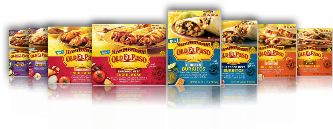 Mexican Food Enchiladas Plate Download - Old El Paso Shredded Beef Enchiladas - 6 Count, 20 (695x315)